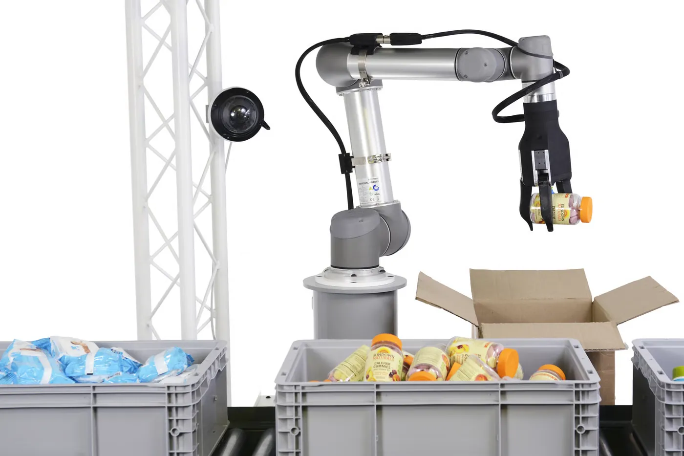 Warehouse robotic arm perception system