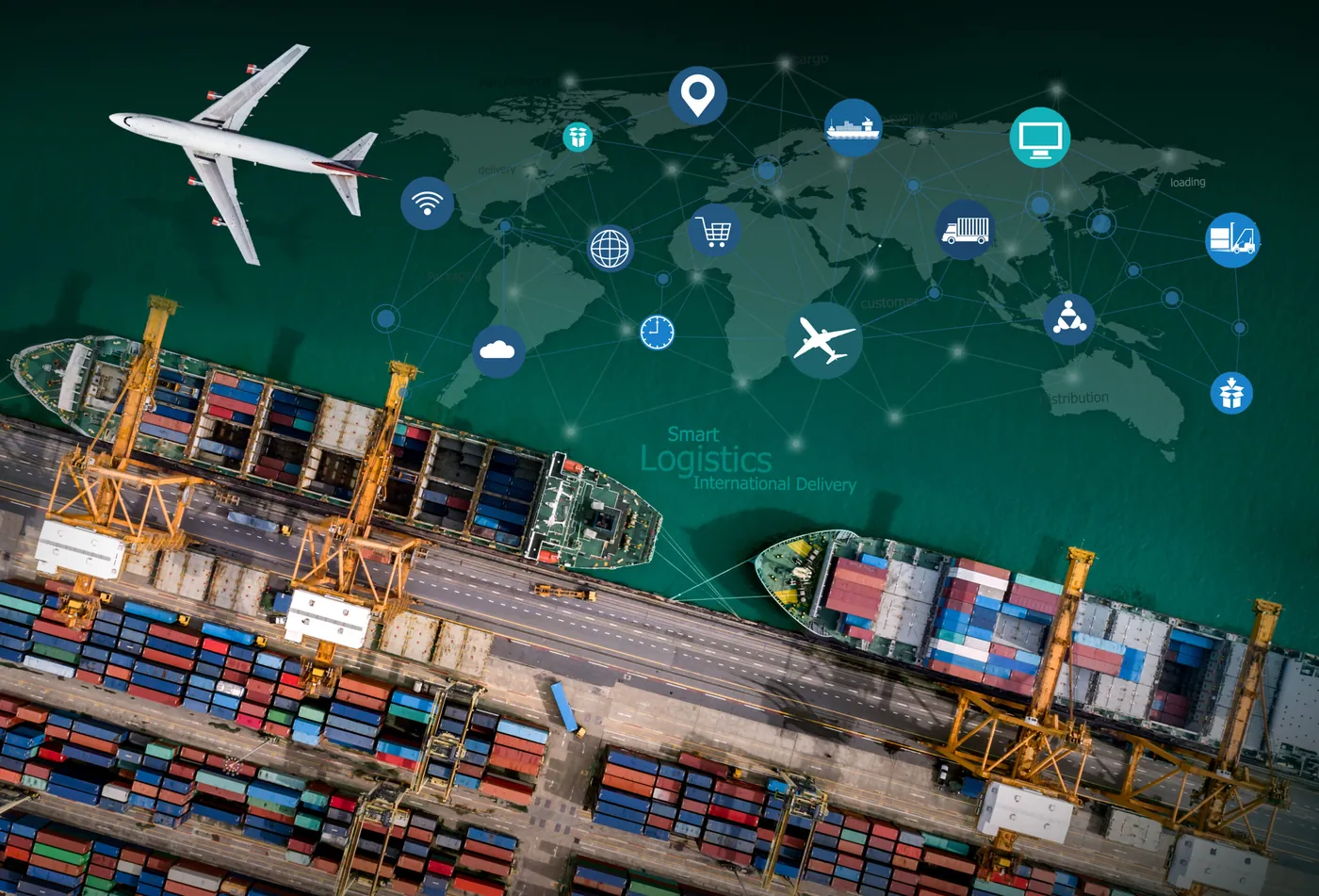 Synthetic data for logistics, warehouse and supply chain simulation